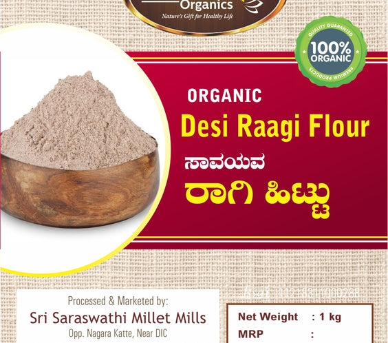 Organic Desi Raagi Flour