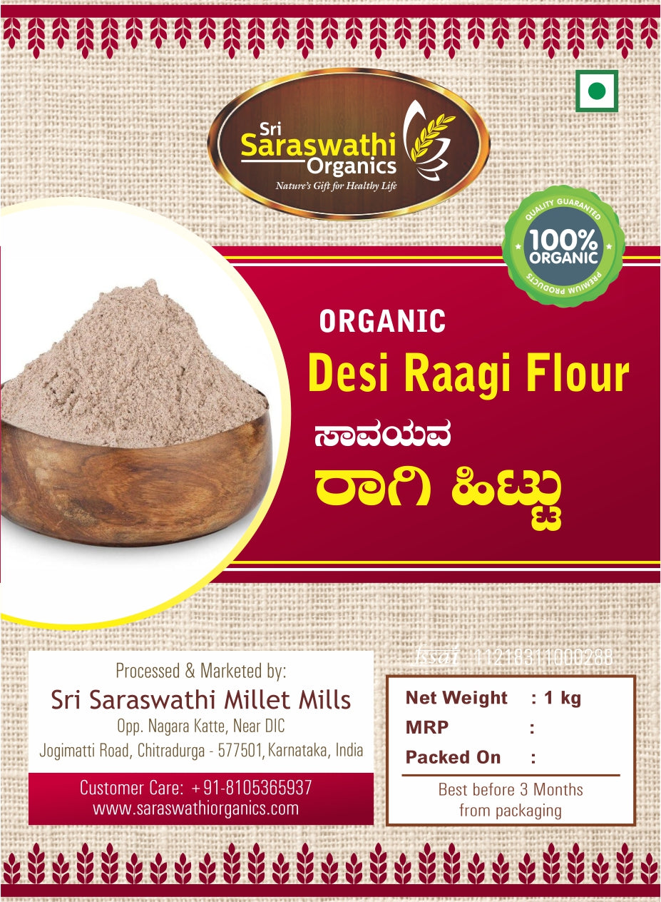 Organic Desi Raagi Flour
