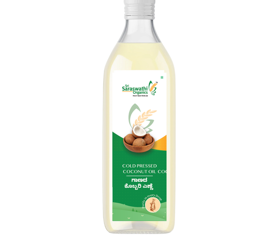 Cold pressed coconut oil from fresh coconuts for everyday use – Sri Saraswathi Organics